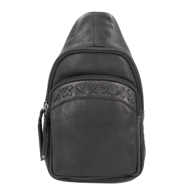 TAYLOR SLING LEATHER BACKPACK