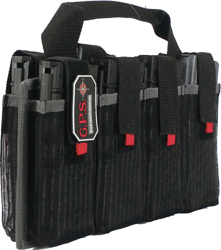 Gps Ar Magazine Tote - Holds 8-ar Style Mags Black