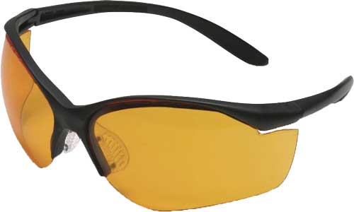 Howard Leight Vapor Ii Glasses - Black Frame/orange Lens