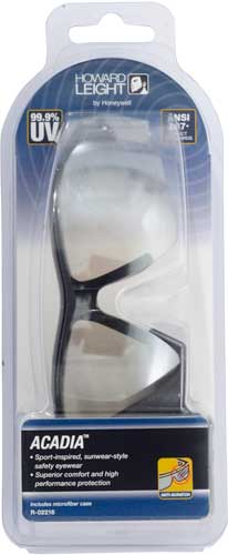 Howard Leight Acadia Glasses - Black Frame/sct-reflect 50 Len